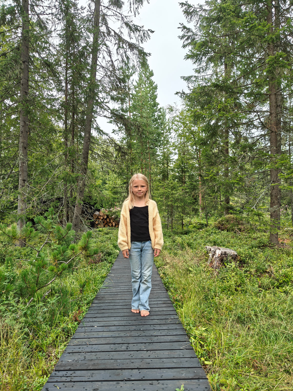 Midnightsun cardigan Junior